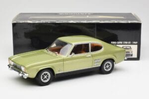 Ford Capri Mk1 Jasny Zielony Metallic Minichamps 1:18 18008900 Metal — zdjęcie 8 z 8
