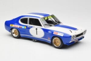 Ford Capri Mk1 RS 2600 #1 D. Glemser Ford Deutschland Winner Brno ETCC 1972 Minichamps 1:18 155728501 Metal — zdjęcie 4 z 6