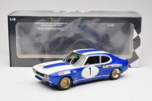 Ford Capri Mk1 RS 2600 #1 D. Glemser Ford Deutschland Winner Brno ETCC 1972 Minichamps 1:18 155728501 Metal — zdjęcie 6 z 6