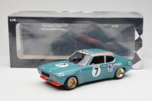 Ford Capri Mk1 RS 2600 #7 J. Stewart / F. Cevert Ford Köln 6 Hours of Paul Ricard 1972 Minichamps 1:18 155728507 Metal — zdjęcie 6 z 6