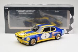 Ford Capri Mk1 RS 2600 #9 K. Fritzinger / H. Heyer Team Europa Möbel 6 Hours of Nürburgring ETCC 1973 Minichamps 1:18 1557385 — zdjęcie 6 z 6