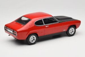 Ford Capri Mk1 RS 2600 Czerwony z Czarną Maską MCG 1:18 MCG18538 Metal — zdjęcie 2 z 6