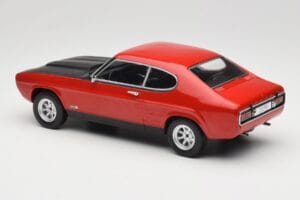 Ford Capri Mk1 RS 2600 Czerwony z Czarną Maską MCG 1:18 MCG18538 Metal — zdjęcie 5 z 6