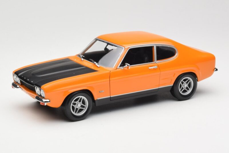Ford Capri Mk1 RS 2600 Signal Orange Czarny Minichamps 1:18 150089077 Metal