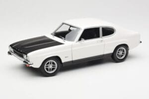 Ford Capri Mk1 RS 2600 Biały Czarny Minichamps 1:18 150089078 Metal