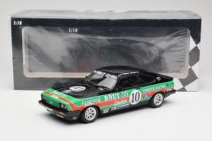 Ford Capri Mk2 3.0S #10 W. Graham Fabergé Racing 2nd Place Oulton Park BSCC 1979 Minichamps 1:18 155798610 Metal — zdjęcie 6 z 6