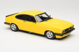 Ford Capri Mk3 3.0 Żółty Minichamps 1:18 155788601 Metal — zdjęcie 4 z 6