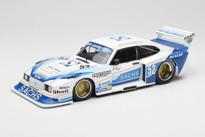 Ford Capri Group 5 #52 Sachs H. Ertl DRM Zolder 1980 MCG 1:18 MCG18801R Metal