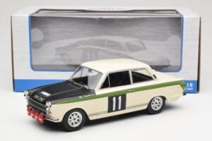 Ford Cortina Lotus #11 B. Soderström / G. Palm RAC Rally 1966 MCG 1:18 MCG18435R Metal — zdjęcie 6 z 6
