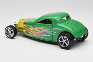 Ford Coupe Zielony z Ogniem Road Signature 1:18 30109 Metal — zdjęcie 7 z 8