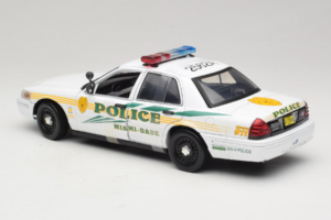 Ford Crown Victoria Police Interceptor CSI Miami GreenLight 1:18 13514 Metal — zdjęcie 5 z 6