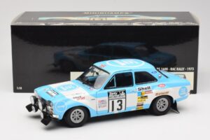 Ford Escort RS1600 #13 T. Makinen RAC Rally Winner 1973 Minichamps 1:18 100738113 Metal — zdjęcie 8 z 8