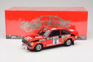 Ford Escort II RS1800 #6 R. Clark / J. Pegg RAC Rally Winner 1976 Minichamps 1:18 100768406 Metal — zdjęcie 8 z 8