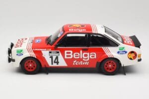 Ford Escort Mk2 RS 1800 #14 Droogmans / Joosten Belga 3rd Place Lotto Haspengouw Rally 1983 Minichamps 1:18 155838714 Metal — zdjęcie 3 z 6