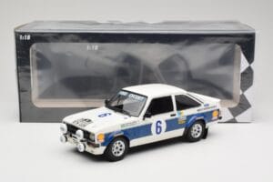 Ford Escort Mk2 RS 1800 #6 B. Waldegård / H-T. Thorszelius Ford Motor Co Winners Acropolis Rally 1977 Minichamps 1:18 1557787 — zdjęcie 6 z 6