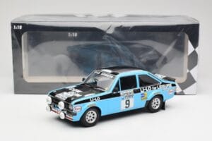Ford Escort Mk2 RS 1800 #9 R. Clark / S. Wilson Li-Lo Equipe Esso Lombard RAC Rally 1978 Minichamps 1:18 155788709 Metal — zdjęcie 6 z 6