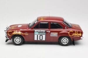 Ford Escort RS 1600 Mk1 #10 H. Mikkola / J. Davenport RAC Rally 1974 IXO 1:18 18RMC047C Metal — zdjęcie 3 z 6