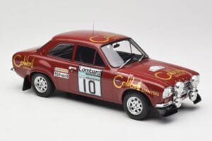 Ford Escort RS 1600 Mk1 #10 H. Mikkola / J. Davenport RAC Rally 1974 IXO 1:18 18RMC047C Metal — zdjęcie 4 z 6