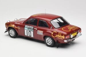 Ford Escort RS 1600 Mk1 #10 H. Mikkola / J. Davenport RAC Rally 1974 IXO 1:18 18RMC047C Metal — zdjęcie 5 z 6