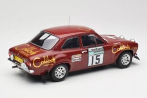 Ford Escort RS 1600 Mk1 #15 M. Alen / I. Kivimäki RAC Rally 1974 IXO 1:18 18RMC047B Metal — zdjęcie 2 z 6