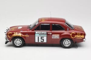 Ford Escort RS 1600 Mk1 #15 M. Alen / I. Kivimäki RAC Rally 1974 IXO 1:18 18RMC047B Metal — zdjęcie 3 z 6