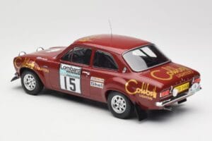 Ford Escort RS 1600 Mk1 #15 M. Alen / I. Kivimäki RAC Rally 1974 IXO 1:18 18RMC047B Metal — zdjęcie 5 z 6
