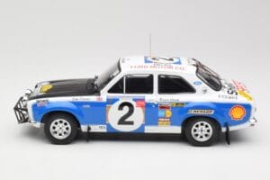 Ford Escort RS 1600 Mk1 #2 R. Clark / J. Porter Safari Rally 1973 IXO 1:18 18RMC075A Metal — zdjęcie 3 z 6