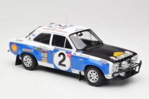 Ford Escort RS 1600 Mk1 #2 R. Clark / J. Porter Safari Rally 1973 IXO 1:18 18RMC075A Metal — zdjęcie 4 z 6