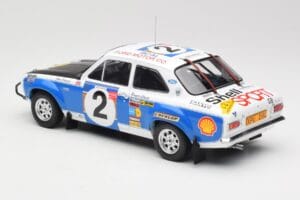 Ford Escort RS 1600 Mk1 #2 R. Clark / J. Porter Safari Rally 1973 IXO 1:18 18RMC075A Metal — zdjęcie 5 z 6