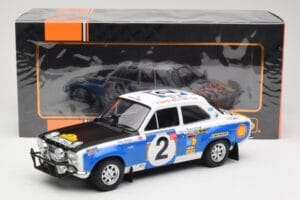 Ford Escort RS 1600 Mk1 #2 R. Clark / J. Porter Safari Rally 1973 IXO 1:18 18RMC075A Metal — zdjęcie 6 z 6