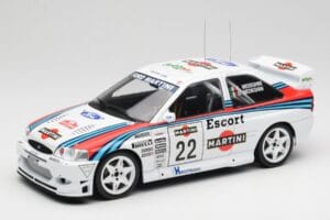 Ford Escort WRC Martini Racing #22 A. Medeghini / B. Medeghini Rally San Remo 1998 IXO 1:18 18RMC171B Metal