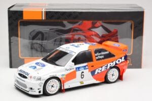 Ford Escort WRC #6 A. Schwarz / M. Giraudet Acropolis Rally 1997 IXO 1:18 18RMC172B Metal — zdjęcie 6 z 6