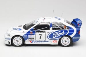 Ford Escort WRC #7 J. Kankkunen / J. Repo RAC Rally 1998 IXO 1:18 18RMC170A Metal — zdjęcie 3 z 6