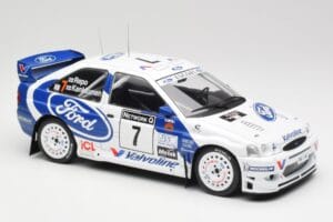 Ford Escort WRC #7 J. Kankkunen / J. Repo RAC Rally 1998 IXO 1:18 18RMC170A Metal — zdjęcie 4 z 6