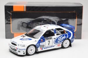 Ford Escort WRC #7 J. Kankkunen / J. Repo RAC Rally 1998 IXO 1:18 18RMC170A Metal — zdjęcie 6 z 6