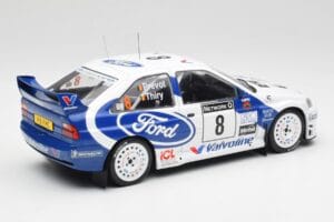 Ford Escort WRC #8 B. Thiry / S. Prevot RAC Rally 1998 IXO 1:18 18RMC170B Metal — zdjęcie 2 z 6