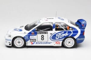 Ford Escort WRC #8 B. Thiry / S. Prevot RAC Rally 1998 IXO 1:18 18RMC170B Metal — zdjęcie 3 z 6