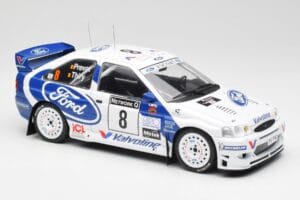 Ford Escort WRC #8 B. Thiry / S. Prevot RAC Rally 1998 IXO 1:18 18RMC170B Metal — zdjęcie 4 z 6