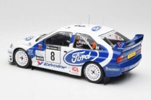 Ford Escort WRC #8 B. Thiry / S. Prevot RAC Rally 1998 IXO 1:18 18RMC170B Metal — zdjęcie 5 z 6