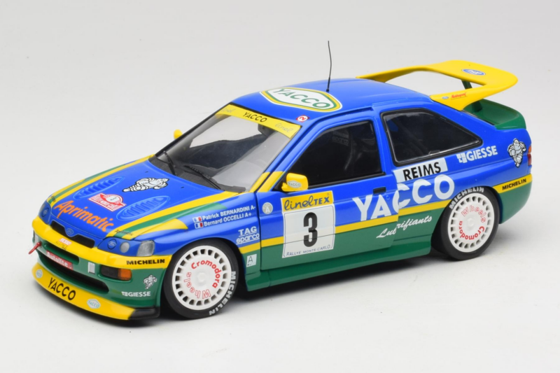 Ford Escort #3 Yacoo P. Bernardini / B. Occelli Rally Monte Carlo 1996 Winner UT Models 1:18 180968203 Metal
