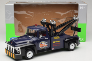 Ford F-100 Tow Truck Bob's Towing Welly 1:18 19834-W Metal — zdjęcie 6 z 6