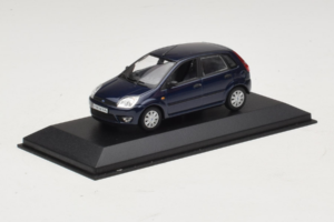 Ford Fiesta Mk5 4-Door Ciemnoniebieski Minichamps 1:43 FIESTA001 Metal — zdjęcie 2 z 4