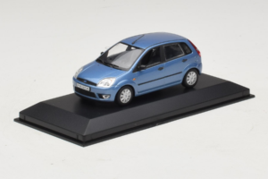 Ford Fiesta Mk5 4-Door Jasnoniebieski Minichamps 1:43 FIESTA002 Metal — zdjęcie 2 z 4
