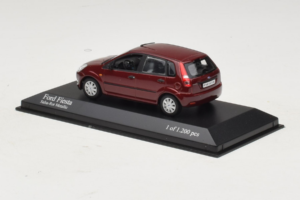 Ford Fiesta Mk5 Czerwony Metaliczny Minichamps 1:43 400081101 Metal — zdjęcie 3 z 4