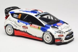Ford Fiesta RS WRC #11 B. Bouffier / X. Panseri Rally Monte Carlo 2014 Minichamps 1:18 151140811 Metal — zdjęcie 4 z 6