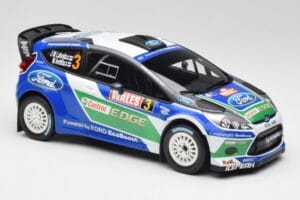 Ford Fiesta WRC #3 J-M. Latvala / M. Anttila Rally Great Britain Winner 2012 Minichamps 1:18 151120803 Metal — zdjęcie 4 z 6