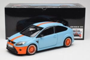 Ford Focus RS LM Classic Edition Gulf 1968 Ford GT40 Tribute Minichamps 1:18 100080068 Metal — zdjęcie 8 z 8