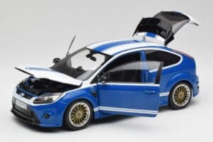 Ford Focus RS Mk2 LM Classic Niebieski Capri RS2600 Tribute Minichamps 1:18 100080072 Metal — zdjęcie 2 z 8