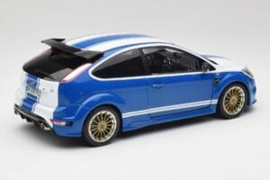 Ford Focus RS Mk2 LM Classic Niebieski Capri RS2600 Tribute Minichamps 1:18 100080072 Metal — zdjęcie 3 z 8