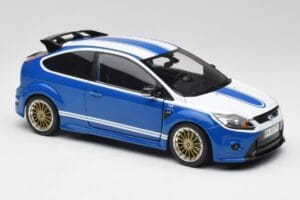 Ford Focus RS Mk2 LM Classic Niebieski Capri RS2600 Tribute Minichamps 1:18 100080072 Metal — zdjęcie 6 z 8